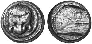 AC 63 - Zancle, silver, tetradrachm, 494-489 BC.jpg