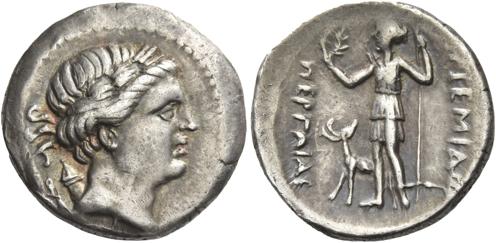 S 1844 - Perge, silver, drachms (230-220 BCE) - SILVER