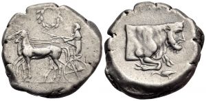 AC 52 - Gela, silver, tetradrachm, 425-420 BC.jpg