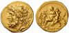 H 14 - Mint of uncertain location of the Bruttii, gold, drachma, 210-208 BC.jpg