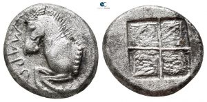 RQMAC 134 - Maroneia, silver, drachma, 495-448 BC.jpg