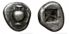 S 563 - Carthaea, silver, hemidrachms (520-480 BCE) Papageorgiadou.png