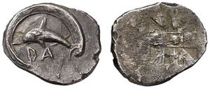 AC 62a - Zancle, silver, obols (515-493 BCE).jpg