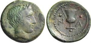 AC 83a - Naxus, bronze, triantes (413-404 BCE).jpg