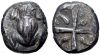 S 190 - Seriphos, silver, tetrobols or drachms (475-460 BCE).jpg