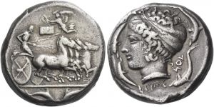AC 95 - Syracuse, silver, tetradrachms (415-395 BCE).jpg