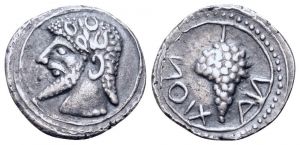 AC 76 - Naxus, silver, litrae (530-490 BCE).jpg