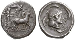 AC 88 - Syracuse, silver, tetradrachms (490-485 BCE).jpg