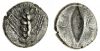 RQMAC 4a - Metapontum, silver, hemihekte, 510-480 BC.jpg