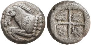 RQMAC 134a - Maroneia, silver, triobole, 495-448 BC.jpg