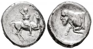 AC 53a - Gela, silver, didrachm, 420-415 BC.jpg
