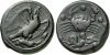 S 1506 - Agrigentum, bronze, hemilitrai Triton (415-406 BCE).jpg
